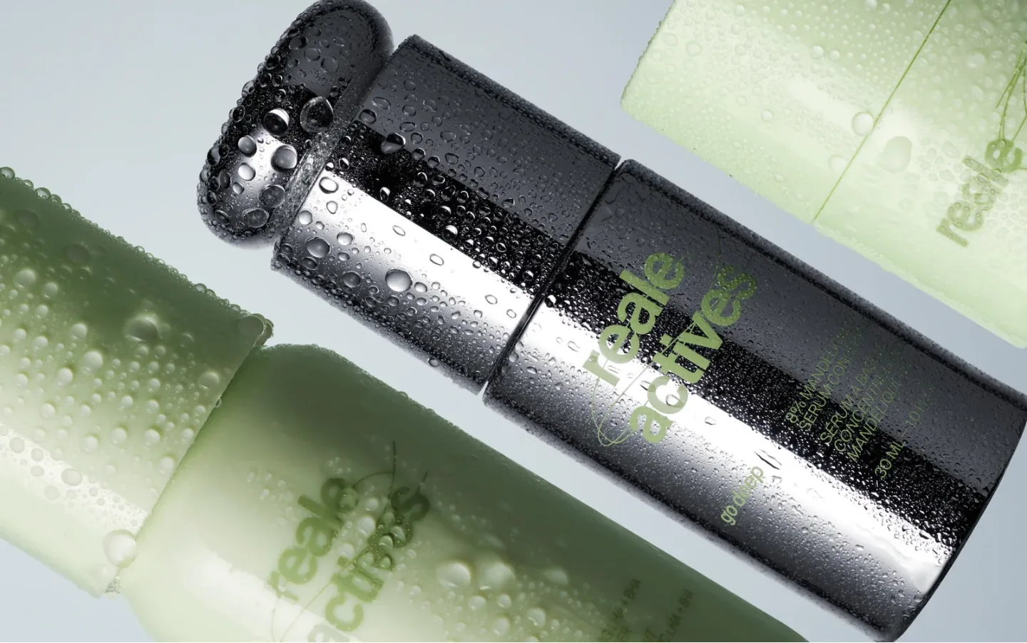 Product imagery banner from Reale Actives