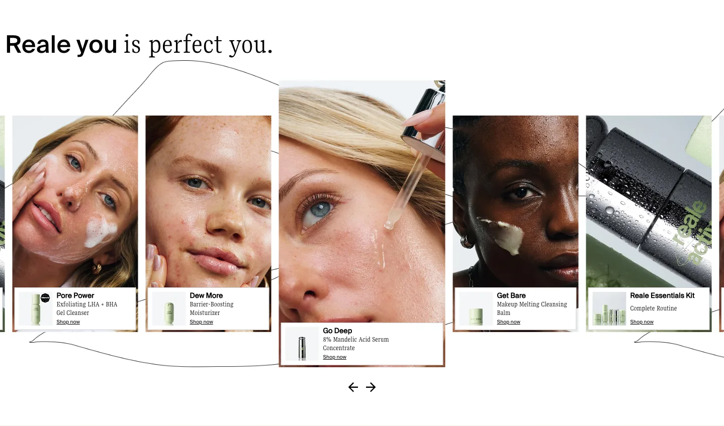 Reale you is perfect you - shoppable from Reale Actives