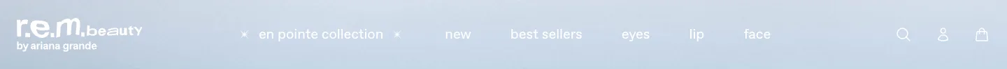 Header / navigation from r.e.m. beauty