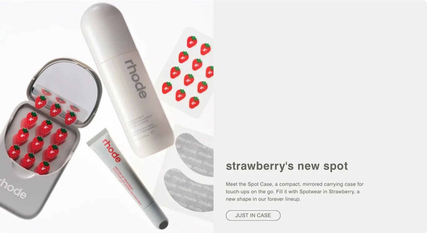 Strawberry's new spot from rhode