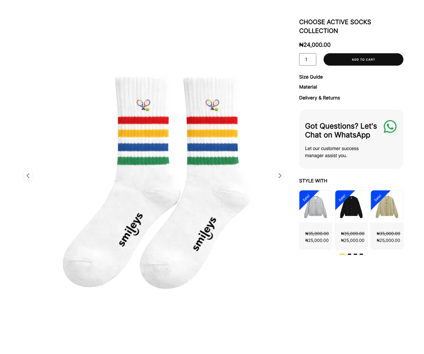 Choose Active Socks Collection from Smiley Socks Company