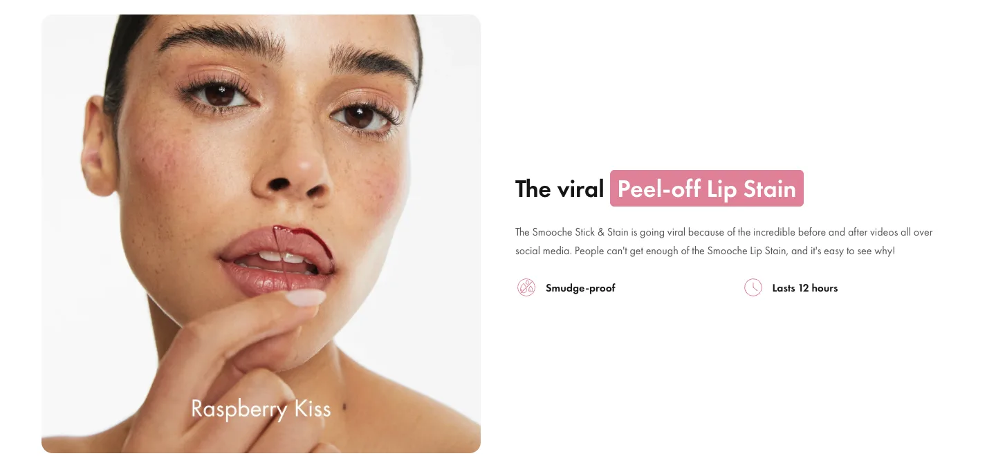The viral peel-off lip stain from Smooche