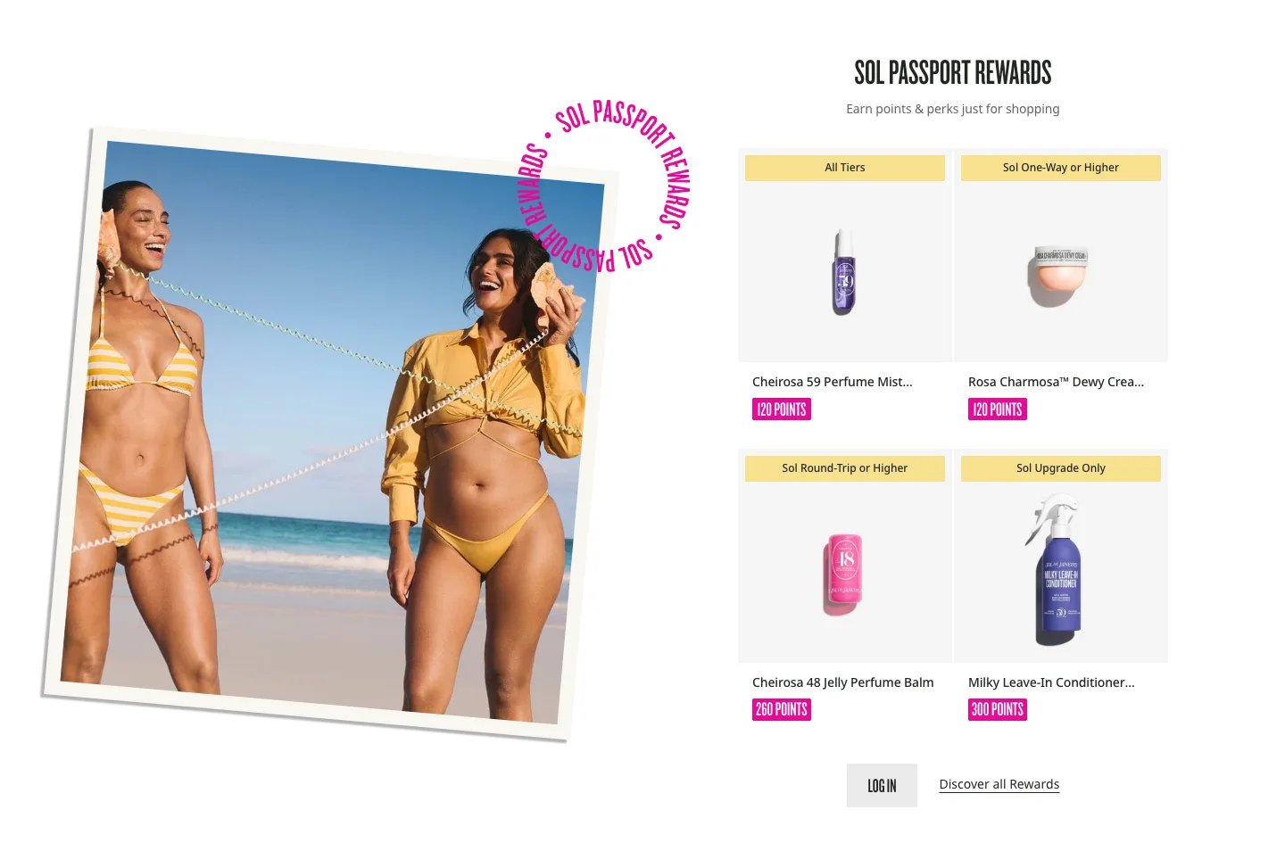 Sol Passport Rewards from Sol de Janeiro