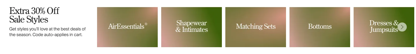 Collection list from SPANX