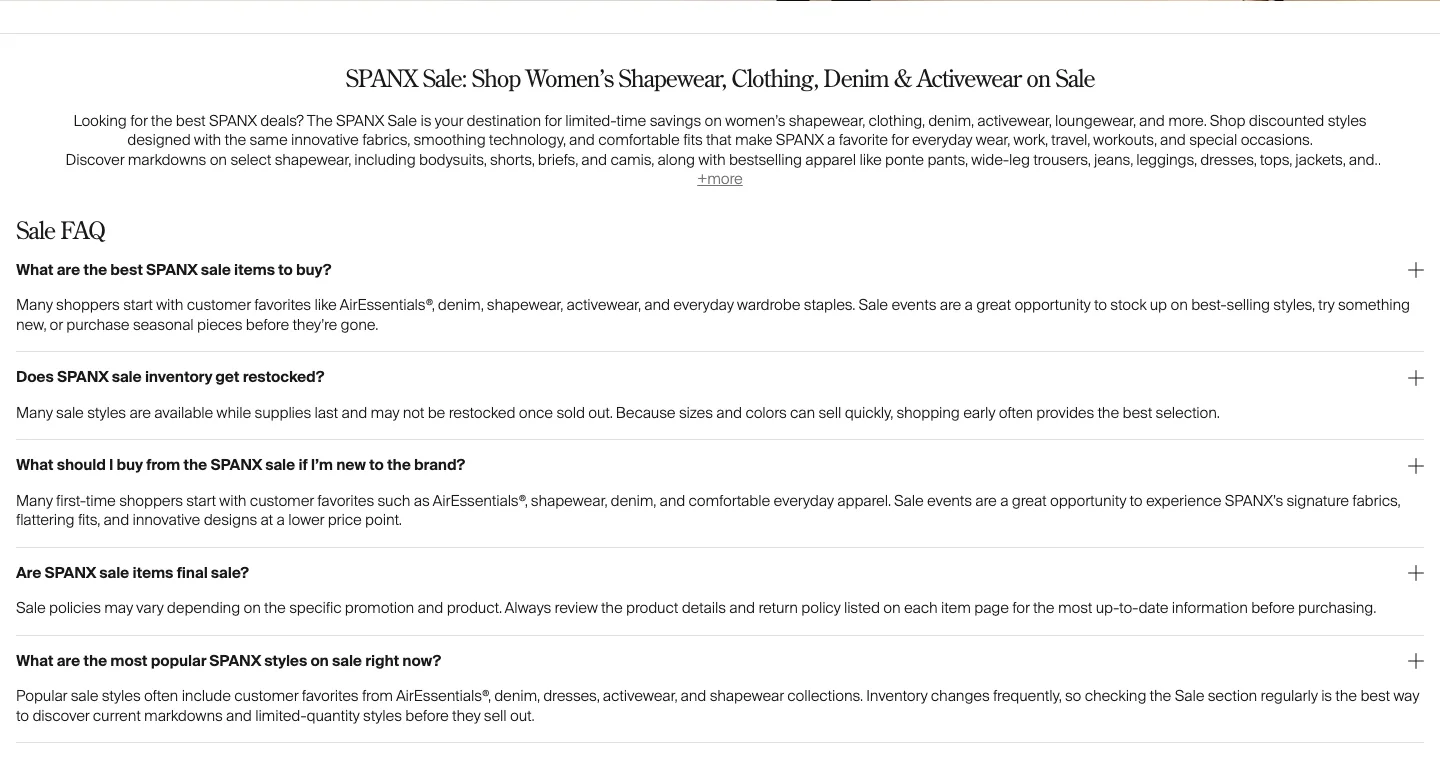 SPANX Sale: Shop Women’s Shapewear, Clothing, Denim & Activewear on Sale from SPANX