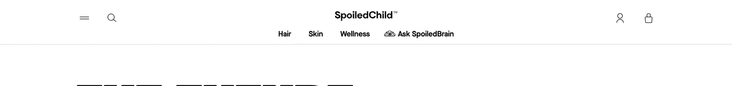 Header / navigation from SpoiledChild