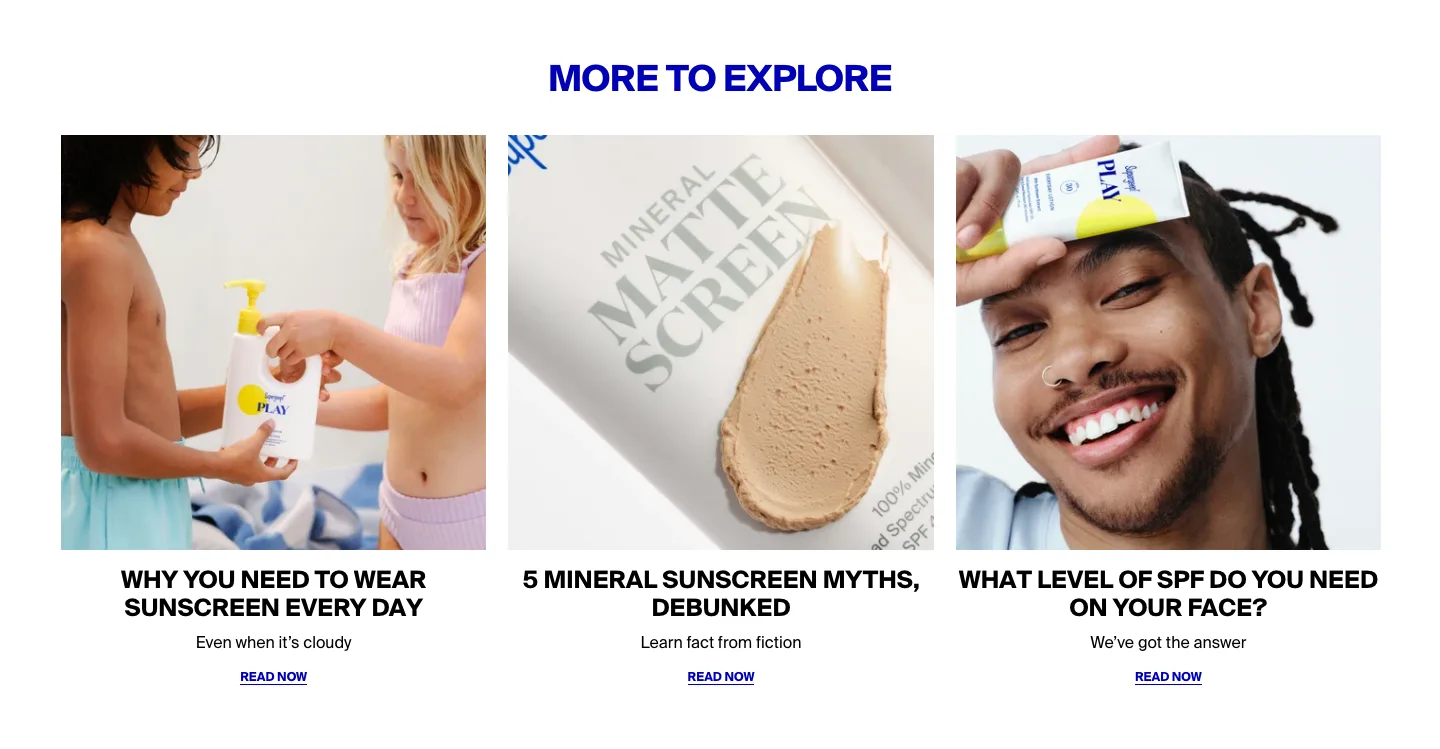 Blog posts from supergoop
