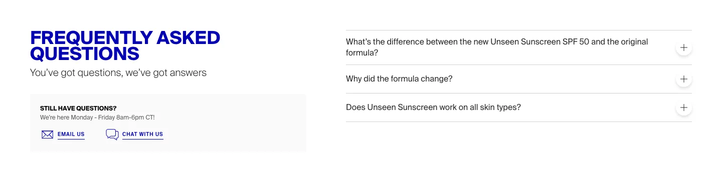 Frequently Asked Questions from supergoop