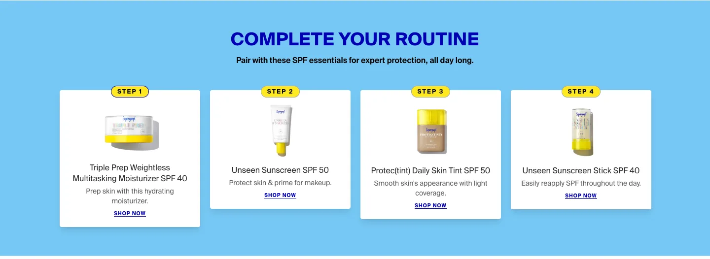 Complete Your Routine from supergoop