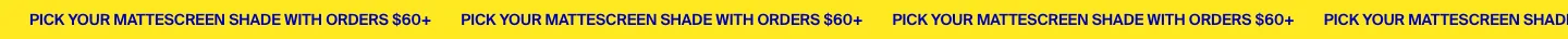 Announcement bar from supergoop