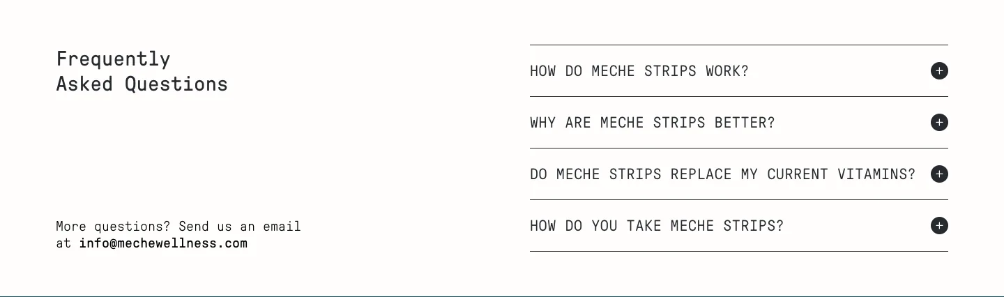 FAQ from Meche