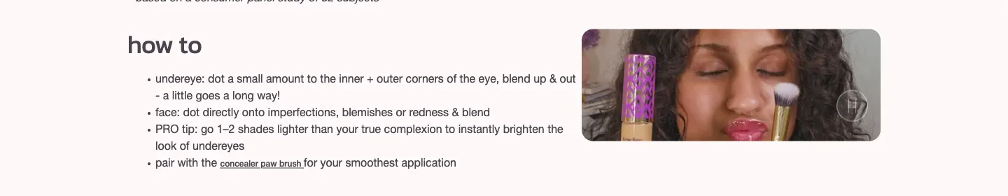 How to from Tarte Cosmetics