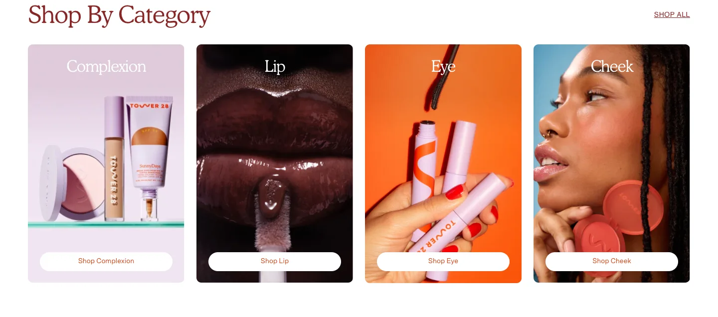 Shop By Category from Tower 28 Beauty
