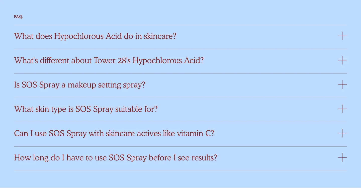 FAQ from Tower 28 Beauty