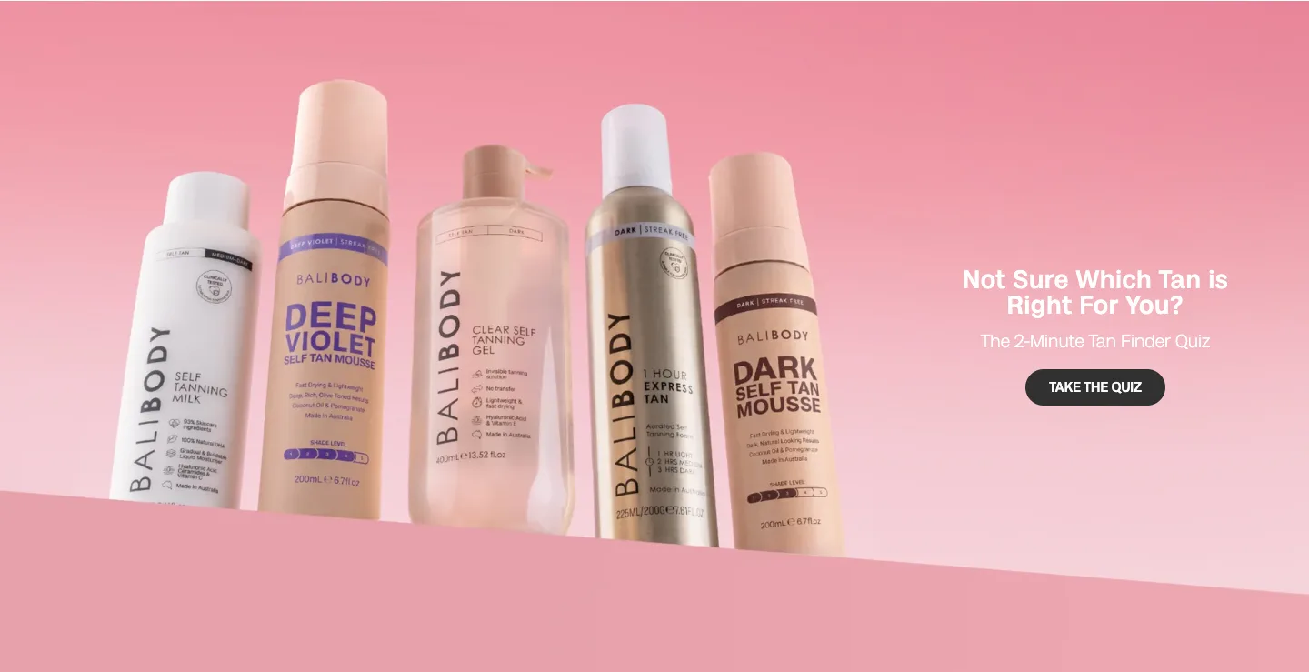 Not sure which tan is right for you? from Bali Body
