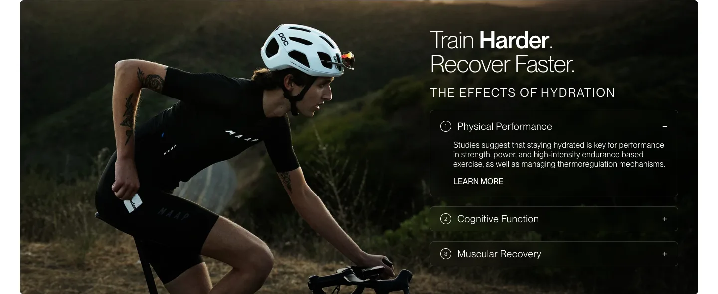 Train Harder.Recover Faster. from Cadence