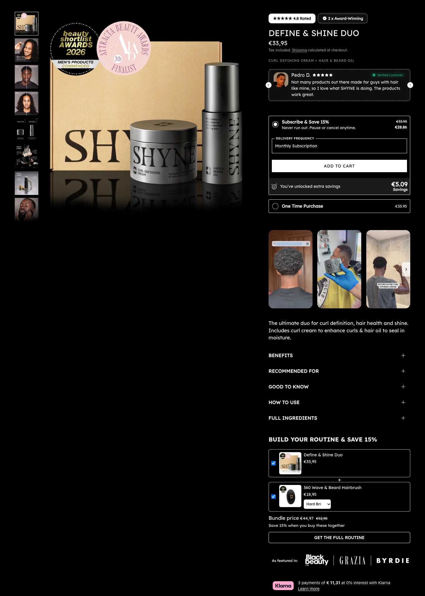 Define & Shine Duo from SHYNE