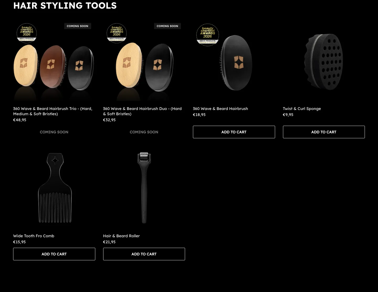 HAIR STYLING TOOLS from SHYNE